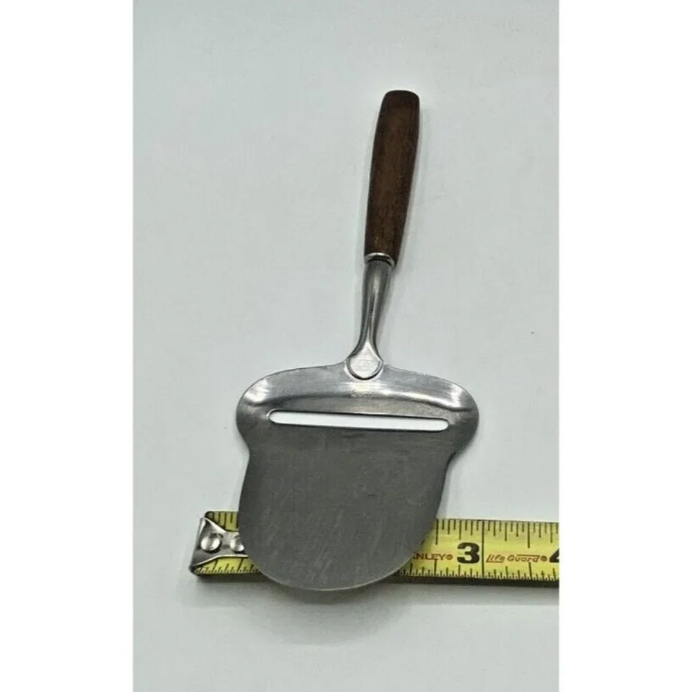 Vintage Spar MCM Cheese Plane Slicer Wooden Handle Stainless Steel 18/8 Norway